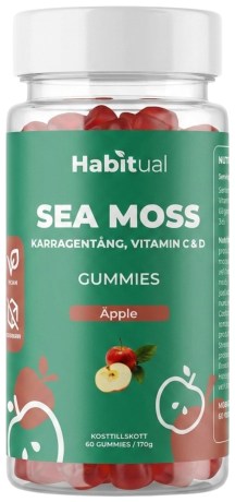 Miniatyrbild Habitual Sea Moss Gummies, �pple, 60 Gummies