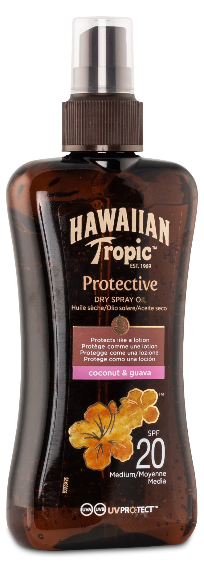 Köp Hawaiian Tropic Protective Dry Spray Oil hos Svenskt Kosttillskott