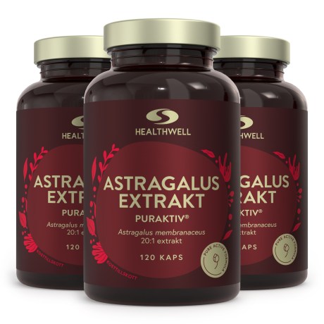 Miniatyrbild Healthwell Astragalus Extrakt Puraktiv, 360 kaps