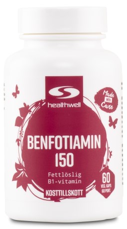 Healthwell Benfotiamin 150, Vitamin & Mineraltillskott - Healthwell