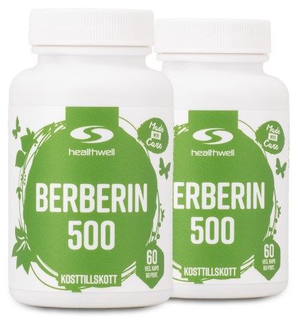 Miniatyrbild Healthwell Berberin 500, 120 kaps