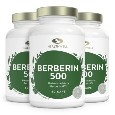 Miniatyrbild Healthwell Berberin 500, 180 kaps