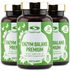 Miniatyrbild Healthwell Enzym Balans Premium, 270 kaps