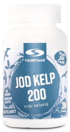 Healthwell Jod Kelp 200, Vitamin & Mineraltillskott - Healthwell