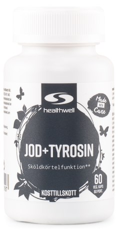 Healthwell Jod+Tyrosin, Vitamin & Mineraltillskott - Healthwell