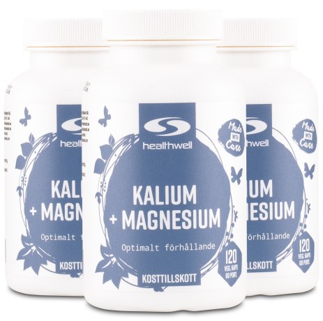 Healthwell Kalium+Magnesium, Vitamin & Mineraltillskott - Healthwell
