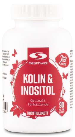 Healthwell Kolin+Inositol, Vitamin & Mineraltillskott - Healthwell