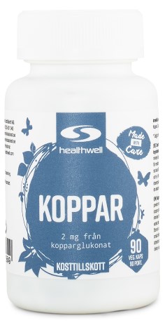Healthwell Koppar, Vitamin & Mineraltillskott - Healthwell