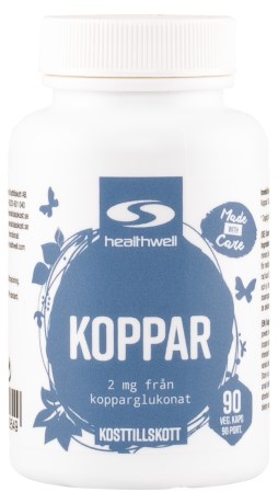 Healthwell Koppar, Vitamin & Mineraltillskott - Healthwell