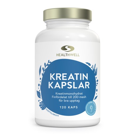 Miniatyrbild Healthwell Kreatin Kapslar, 120 kaps