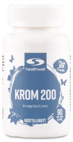 Healthwell Krom 200, Vitamin & Mineraltillskott - Healthwell
