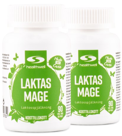 Miniatyrbild Healthwell Laktas Mage, 180 tabl