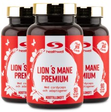 Miniatyrbild Healthwell Lions Mane Premium, 270 kaps