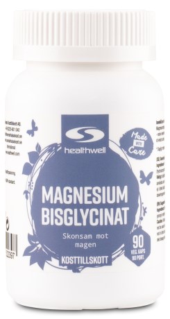 Healthwell Magnesium Bisglycinat, Vitamin & Mineraltillskott - Healthwell