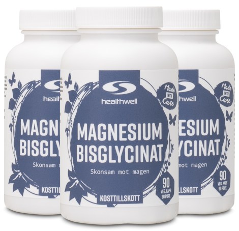 Miniatyrbild Healthwell Magnesium Bisglycinat, 270 kaps