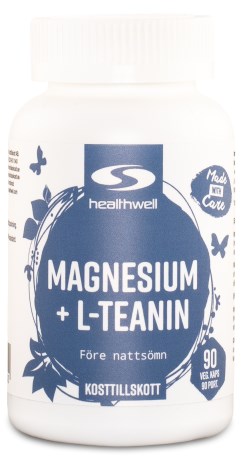 Healthwell Magnesium+L-teanin, Vitamin & Mineraltillskott - Healthwell