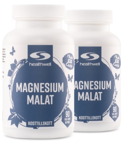 Miniatyrbild Healthwell Magnesiummalat, 180 kaps