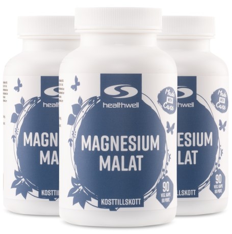 Miniatyrbild Healthwell Magnesiummalat, 270 kaps