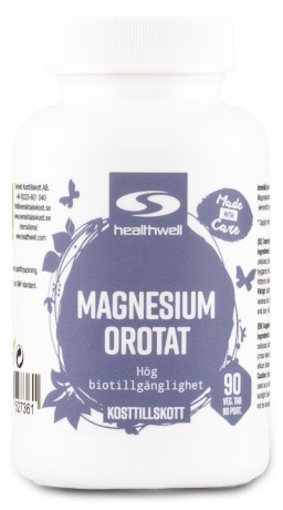 Healthwell Magnesiumorotat 1000, Vitamin & Mineraltillskott - Healthwell