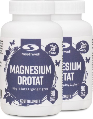 Miniatyrbild Healthwell Magnesiumorotat 1000, 180 tabl