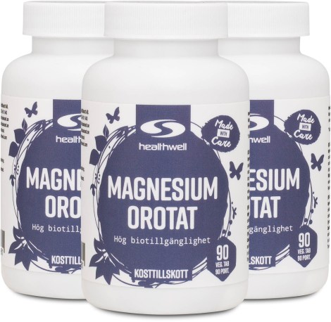 Miniatyrbild Healthwell Magnesiumorotat 1000, 270 tabl