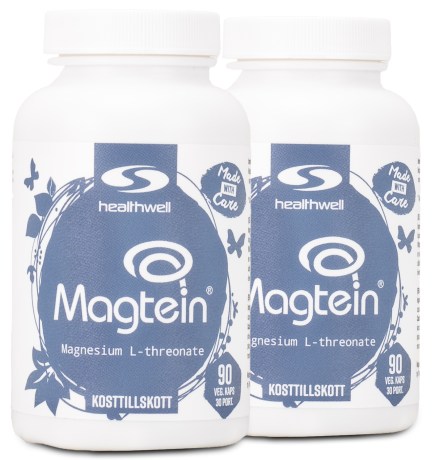 Miniatyrbild Healthwell Magtein Magnesium L-threonate, 180 kaps