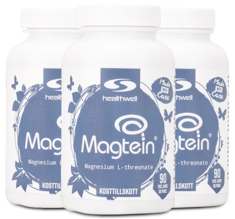 Miniatyrbild Healthwell Magtein Magnesium L-threonate, 270 kaps