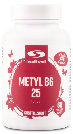 Healthwell Metyl B6 25, Vitamin & Mineraltillskott - Healthwell