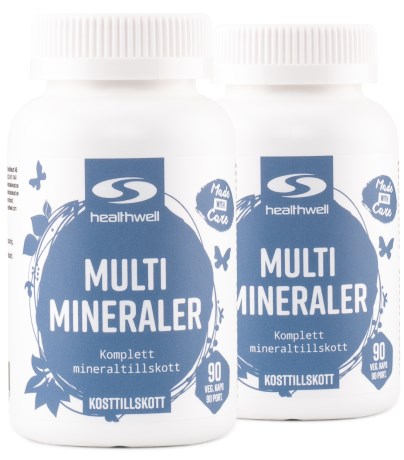 Healthwell MultiMineraler, Vitamin & Mineraltillskott - Healthwell