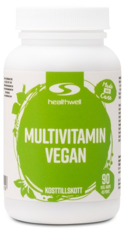 Miniatyrbild Healthwell Multivitamin Vegan, 90 kaps