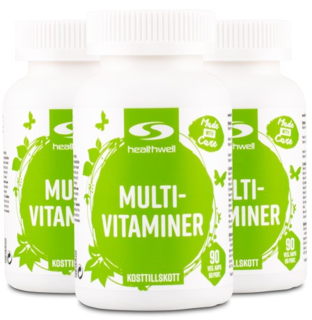 Healthwell MultiVitaminer, Vitamin & Mineraltillskott - Healthwell