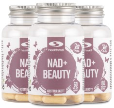 Miniatyrbild Healthwell NAD+ NAC+ Q10 Beauty, 180 kaps