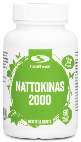 Miniatyrbild Healthwell Nattokinas 2000, 60 kaps