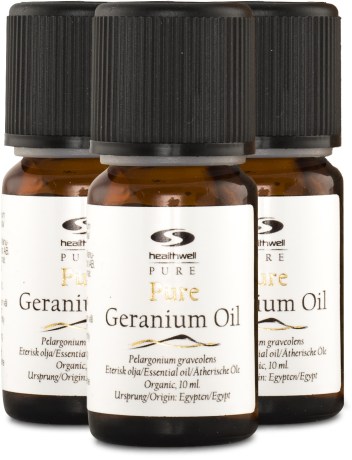 Miniatyrbild Healthwell PURE Geraniumolja EKO, 30 ml