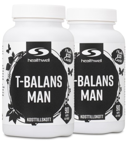 Miniatyrbild Healthwell T-Balans Man, 180 kaps