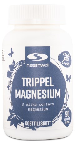 Healthwell Trippel Magnesium, Kosttillskott - Healthwell