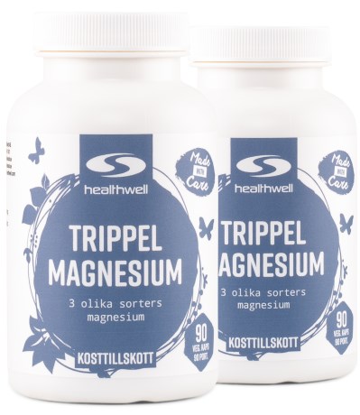 Miniatyrbild Healthwell Trippel Magnesium, 180 kaps