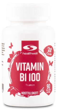 Healthwell Vitamin B1 100, Vitamin & Mineraltillskott - Healthwell