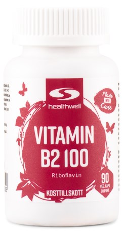 Healthwell Vitamin B2 100, Vitamin & Mineraltillskott - Healthwell