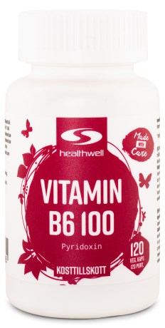 Healthwell Vitamin B6 100, Vitamin & Mineraltillskott - Healthwell