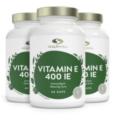Miniatyrbild Healthwell Vitamin E 400 IE, 180 kaps
