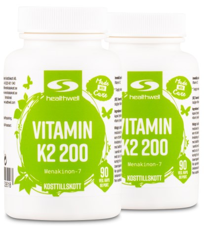 Healthwell Vitamin K2 200, Vitamin & Mineraltillskott - Healthwell