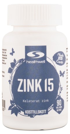 Healthwell Zink 15, Kosttillskott - Healthwell
