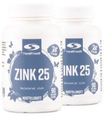 Miniatyrbild Healthwell Zink 25, 180 kaps