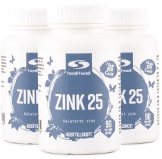 Miniatyrbild Healthwell Zink 25, 270 kaps
