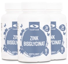 Miniatyrbild Healthwell Zinkbisglycinat, 270 kaps