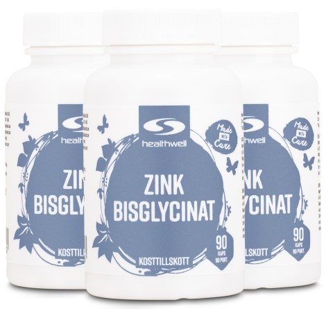 Miniatyrbild Healthwell Zinkbisglycinat, 270 kaps