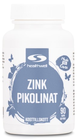 Healthwell Zinkpikolinat, Vitamin & Mineraltillskott - Healthwell