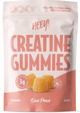 Miniatyrbild HEEY Creatine Gummies, Sour Peach, 90 Gummies