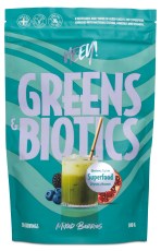 Miniatyrbild HEEY Greens & Biotics, Superfood + Probiotics, Mixade B�r, 300 g